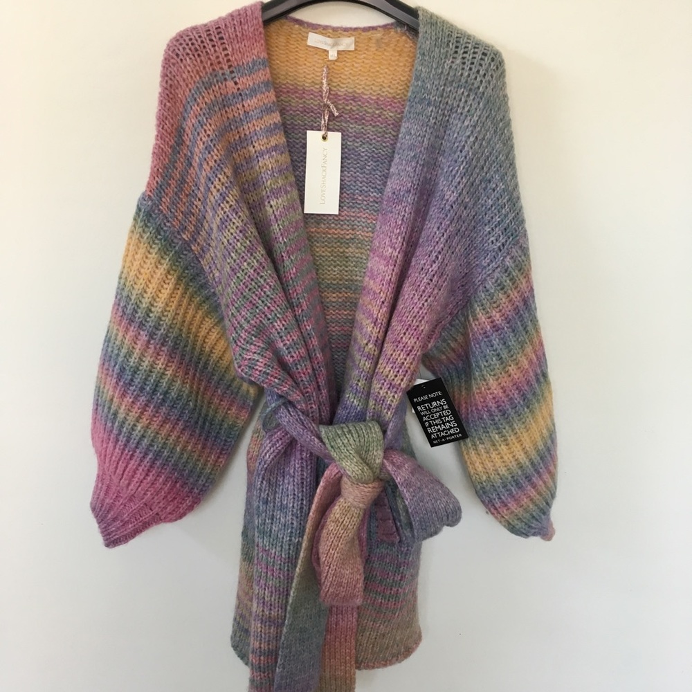 RARE Loveshackfancy Ombré Cardigan Sweater - Picture 11 of 16